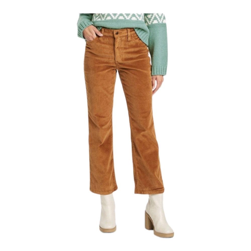 Women's High-Rise Corduroy Cropped Bootcut Jeans | Universal Thread™ | 18